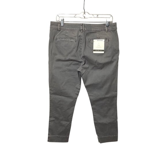 NEW Picro and the Letterpress Stet Gray Fit Capri Pants Size 30 99% cotton 1% sp - Picture 2 of 11